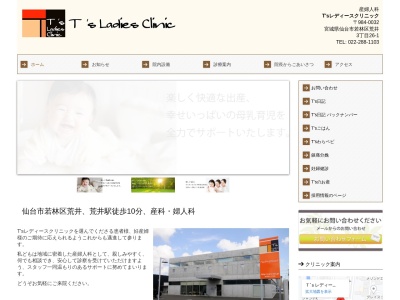 T’sレディースクリニック(宮城県仙台市若林区荒井3丁目26-1)