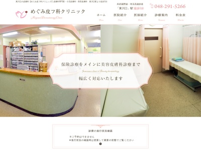 医療法人社団 英美会 めぐみ皮フ科クリニック(埼玉県川口市戸塚一丁目5番30号東川口クリニックファーム 3F)