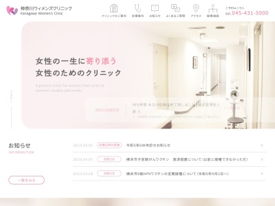 神奈川ウィメンズクリニック(神奈川県横浜市神奈川区西神奈川1-20-7 ビューサイト横浜4F)