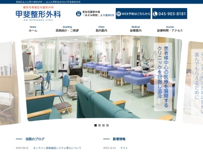 甲斐整形外科(神奈川県横浜市青葉区あざみ野1-8-2)